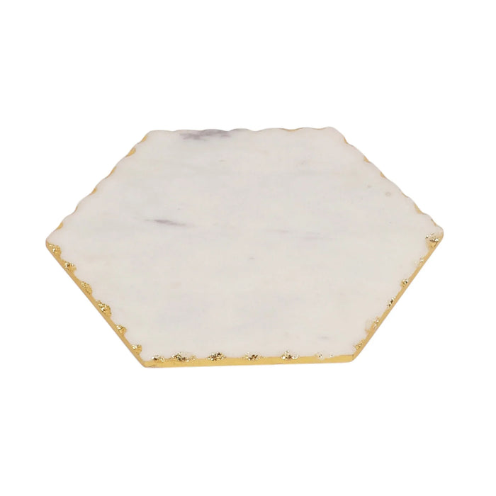 Marble Black Oval Platter 14x7 Inch Gold Foil Jhadan - NikkisPride