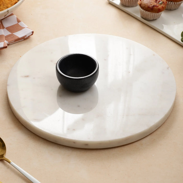 White black Marble Chip and Dip tray - NikkisPride