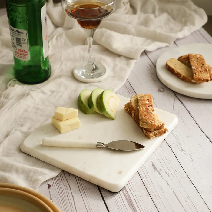 Square Luxe Marble Cheese Board – Perfect for Entertaining - NikkisPride