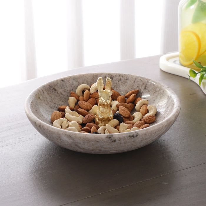 Handcrafted Decorative Marble Urli Bowl - NikkisPride