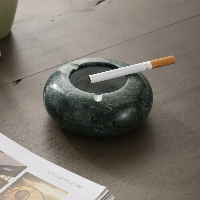 Green Marble Ashtray - NikkisPride