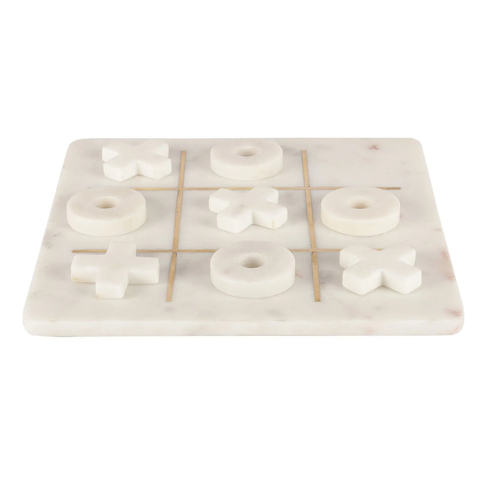 Marble Tic Tac Toe Game Board - NikkisPride