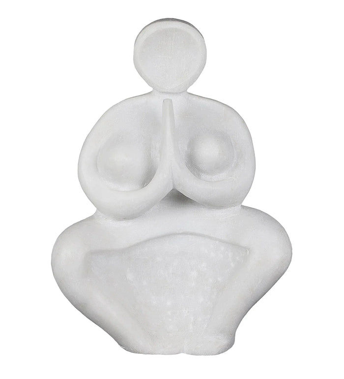 Handcrafted White Marble Art - NikkisPride