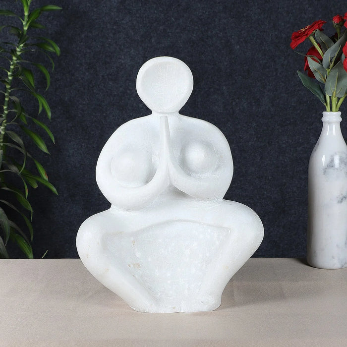 Handcrafted White Marble Art - NikkisPride