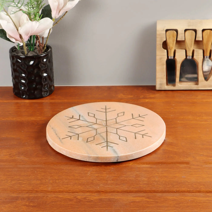 Marble & Brass Serving & Décor Platter - NikkisPride