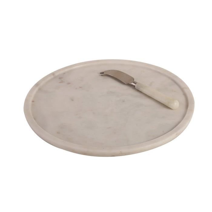 Nikki’s Pride Multi-Purpose Marble Cheese Platter & Spreader Set - NikkisPride