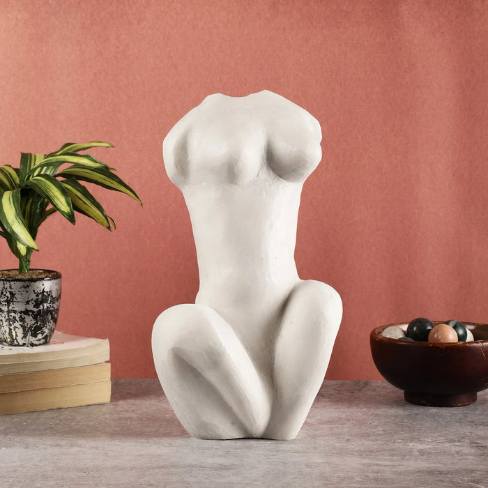 Sculptural White Marble Masterpiece - NikkisPride