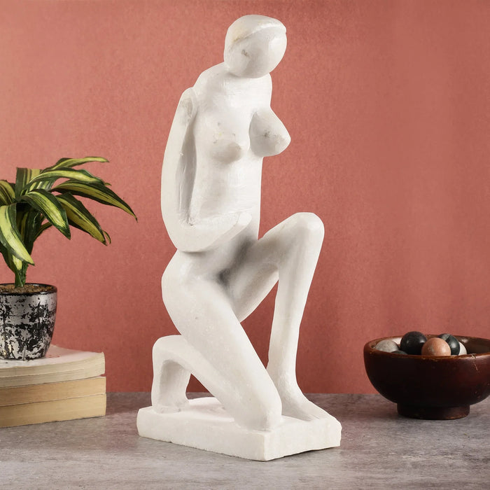 Decorative White Marble Artwork - NikkisPride