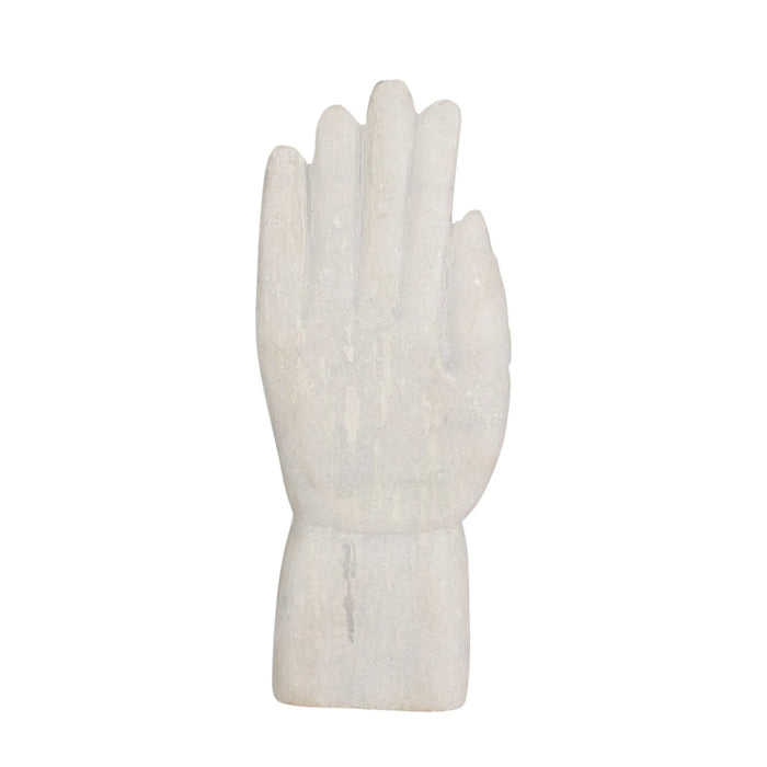 White Marble Accent Sculpture - NikkisPride
