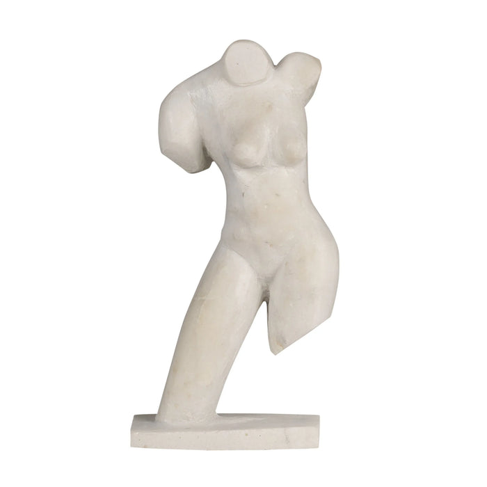 Statement White Marble Ornament - NikkisPride