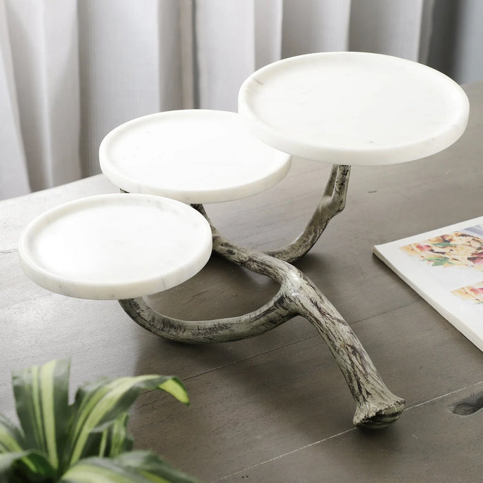 Marble 3 tier Serving Tray - NikkisPride