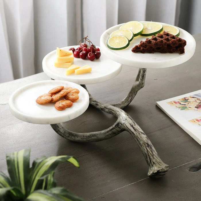 Marble 3 tier Serving Tray - NikkisPride