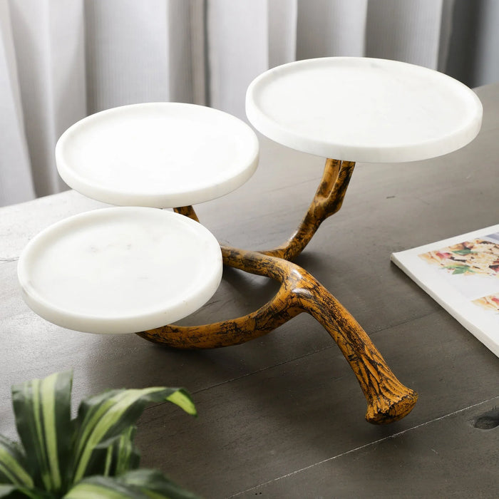 Marble 3 tier Serving Tray - NikkisPride