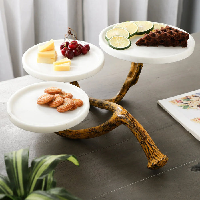 Marble 3 tier Serving Tray - NikkisPride