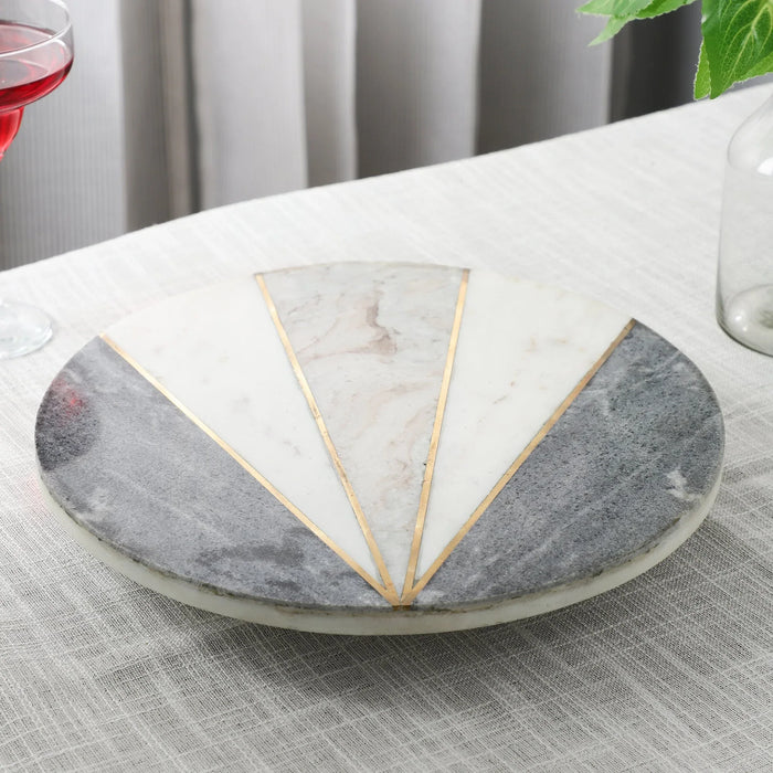 Rotating Marble Cake Stand multi - NikkisPride