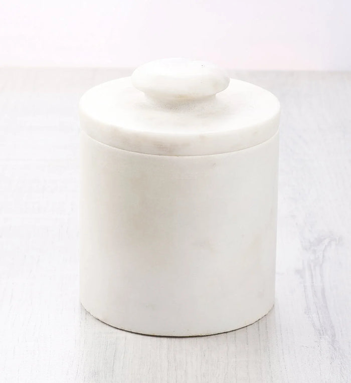 Marble Butter Keeper White - NikkisPride