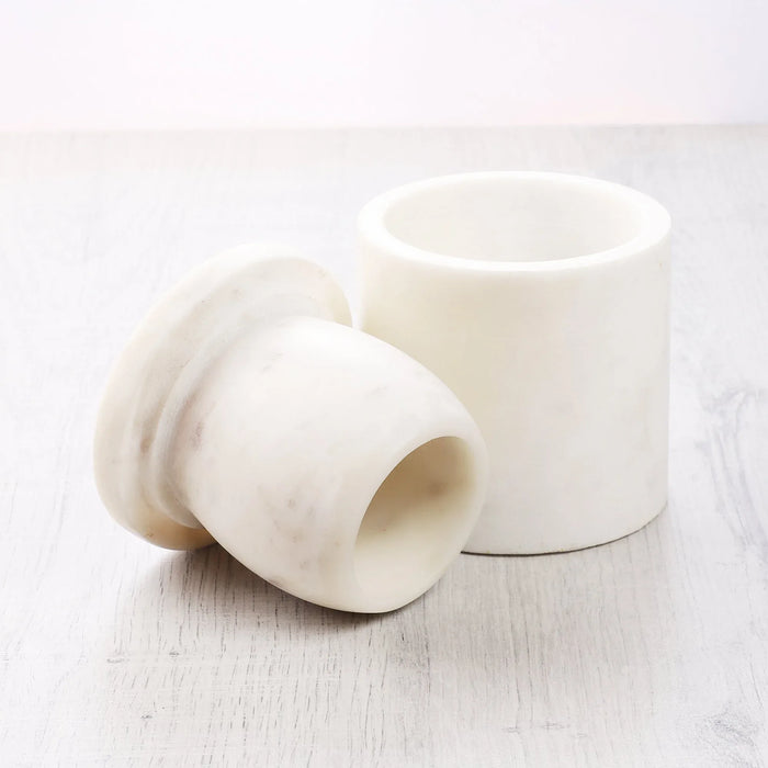 Marble Butter Keeper White - NikkisPride