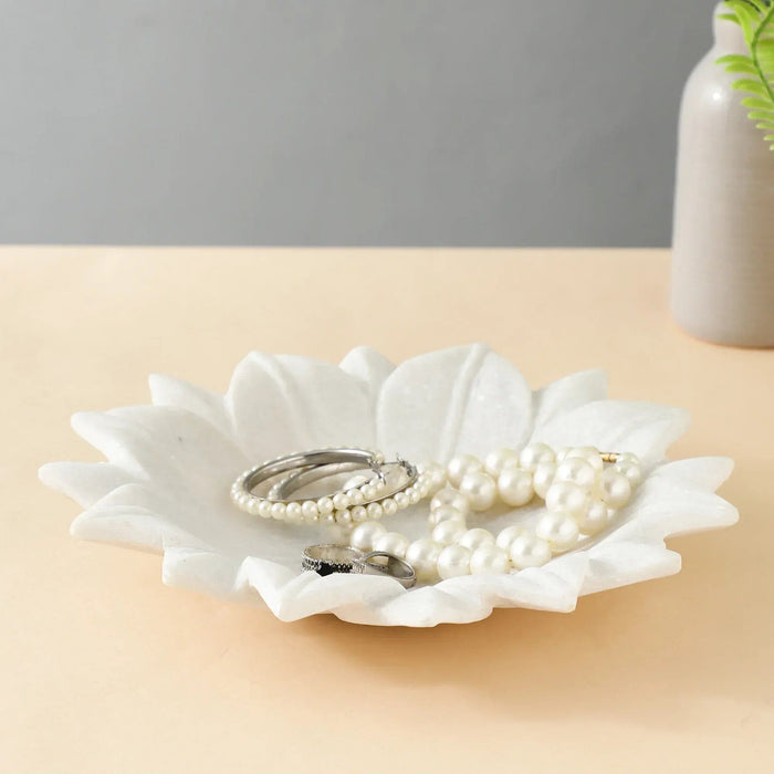 Lotus Marble Uruli Bowl Small Size 6 Inch - NikkisPride