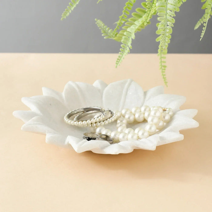 Lotus Marble Uruli Bowl Small Size 6 Inch - NikkisPride
