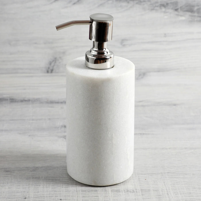 White Marble Soap Dispenser - NikkisPride