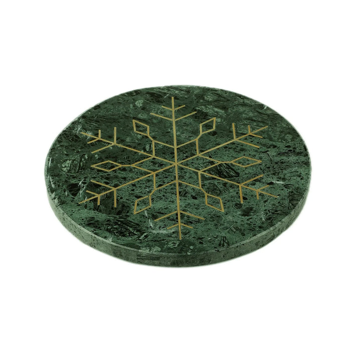 Green & Gold Marble Serving & Décor Platter - NikkisPride