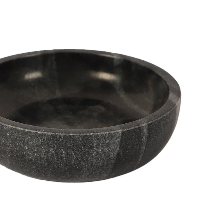 Marble Black Bowl – Multi-Purpose Serveware for Pasta, Fruits & More - NikkisPride