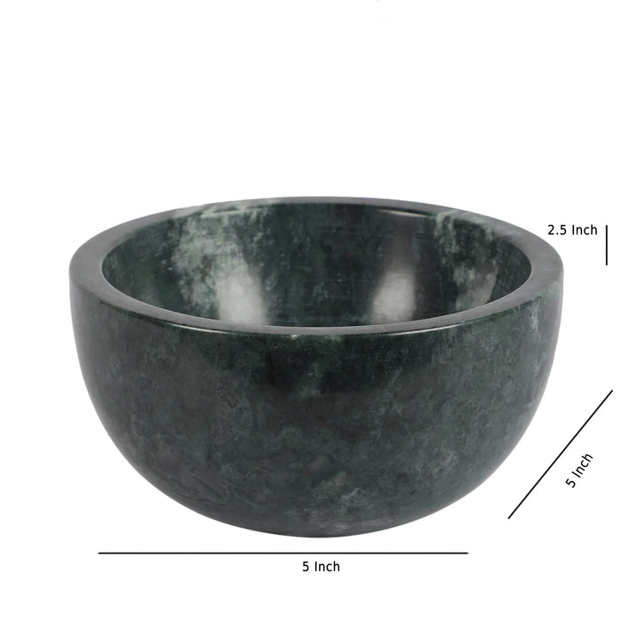 Green Marble Bowl – Multi-Purpose Serveware for Pasta, Fruits & More - NikkisPride