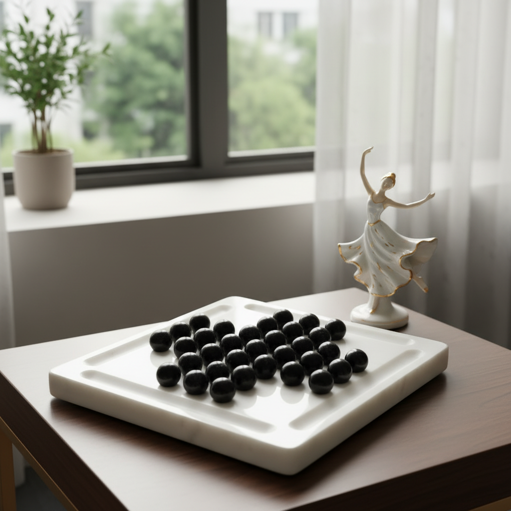 Orbit Marble Solitaire Brainvita Set – NikkisPride