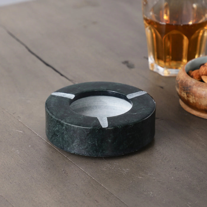 Black Marble Ashtray - NikkisPride