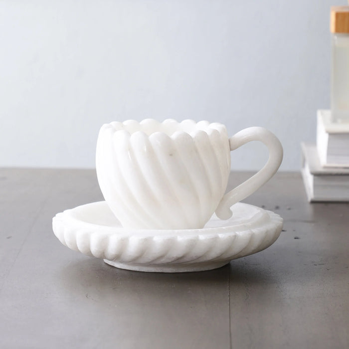 Marble Cup Saucer Set - NikkisPride