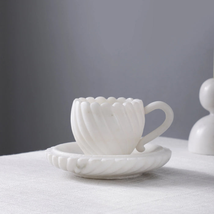 Marble Cup Saucer Set - NikkisPride