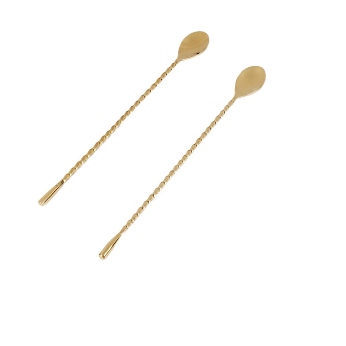 Stainless Gold Steel Bar Spoon - NikkisPride